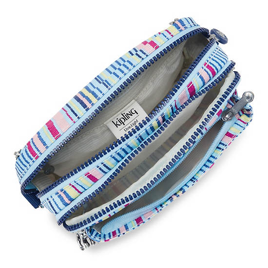 Sacs Crossbody Kipling Abanu Multi Printed Convertible Bleu Multicolore | FR 2183NW
